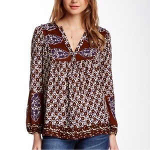 Lucky Brand Annabelle Peasant Top